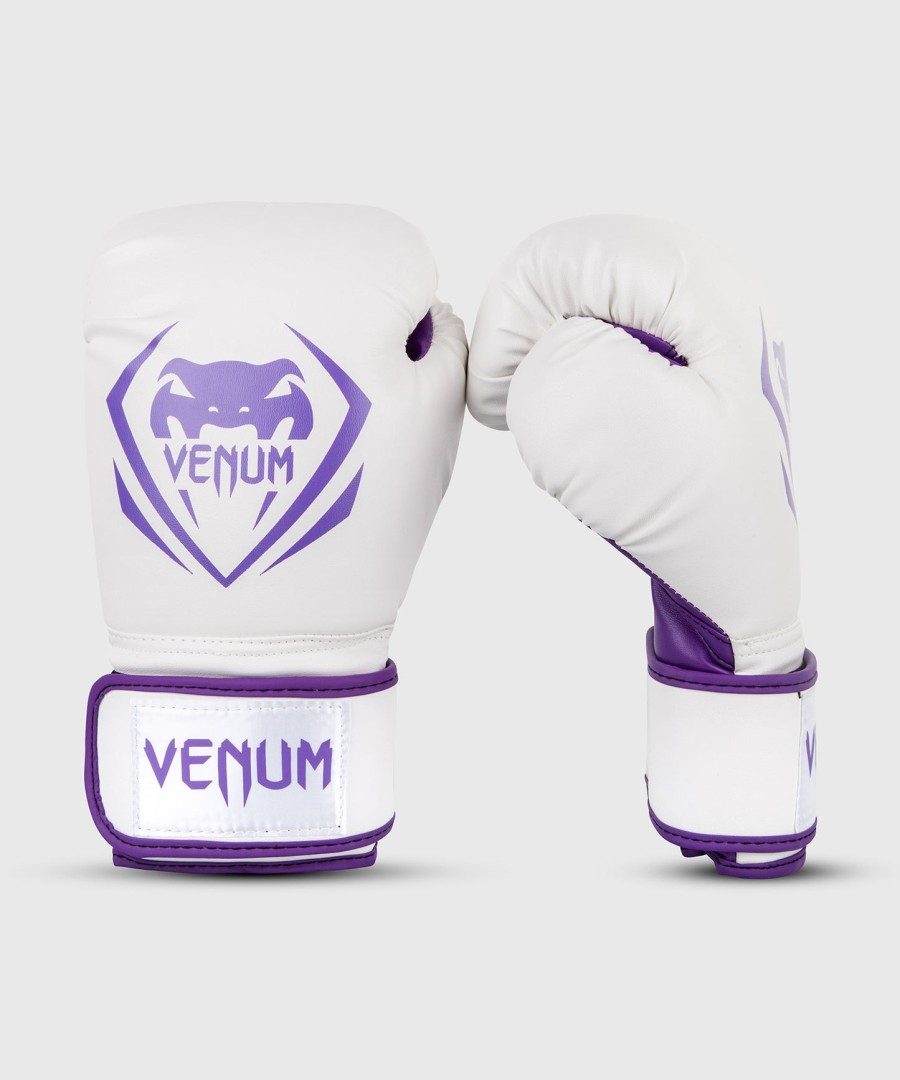 venum contender bokshandschoenen - witpaars