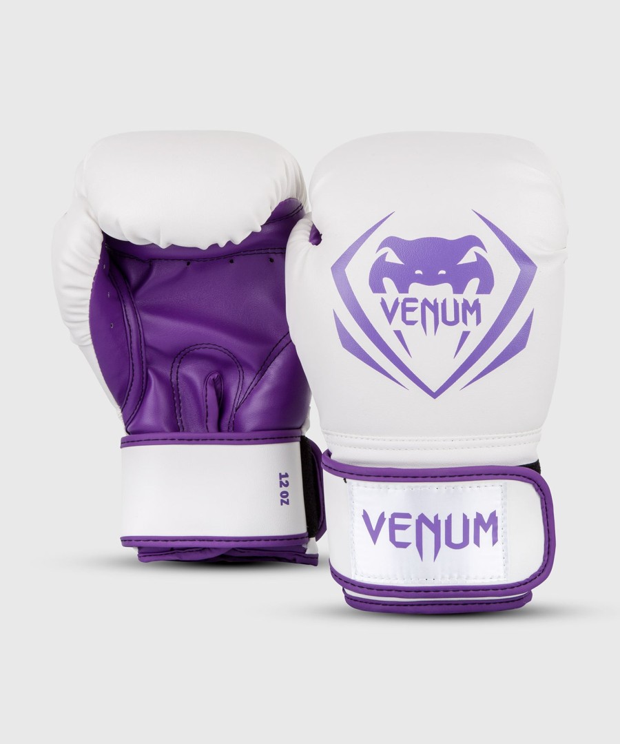 venum contender bokshandschoenen - witpaars
