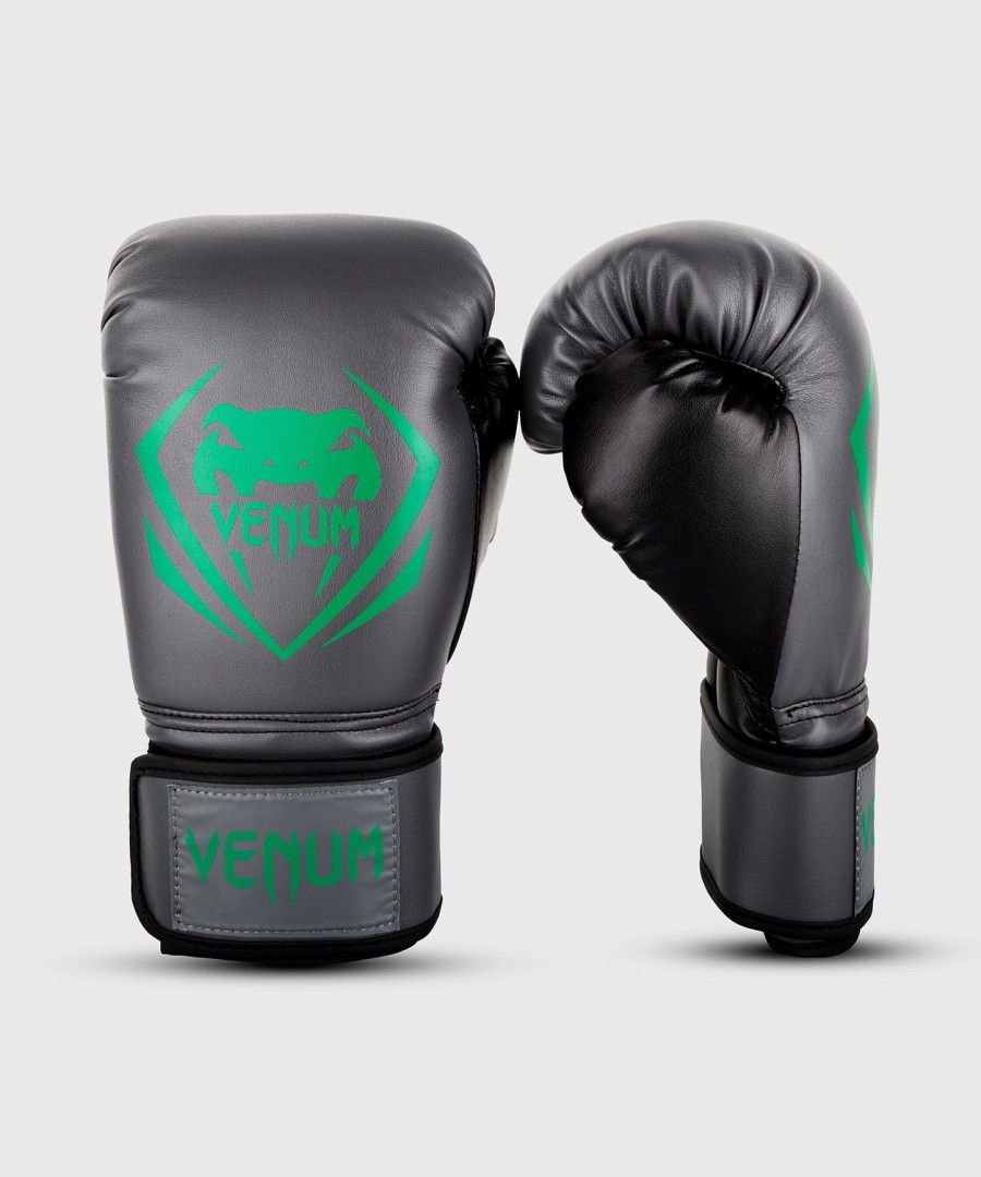 venum contender bokshandschoenen - grijsgroen-zwart