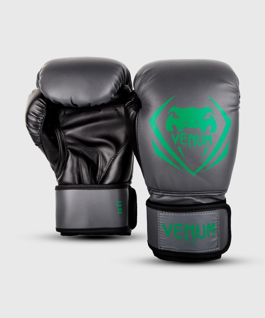 venum contender bokshandschoenen - grijsgroen-zwart