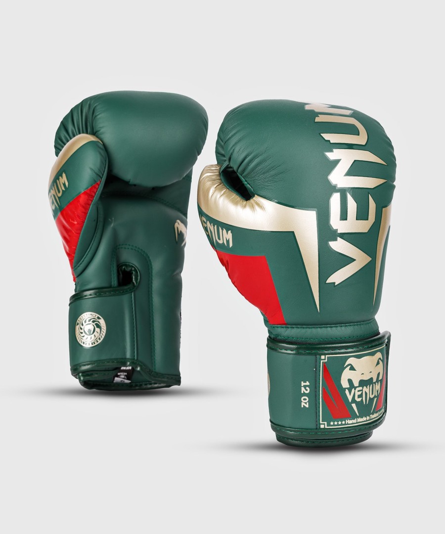 venum elite bokshandschoenen - groen - speciale editie