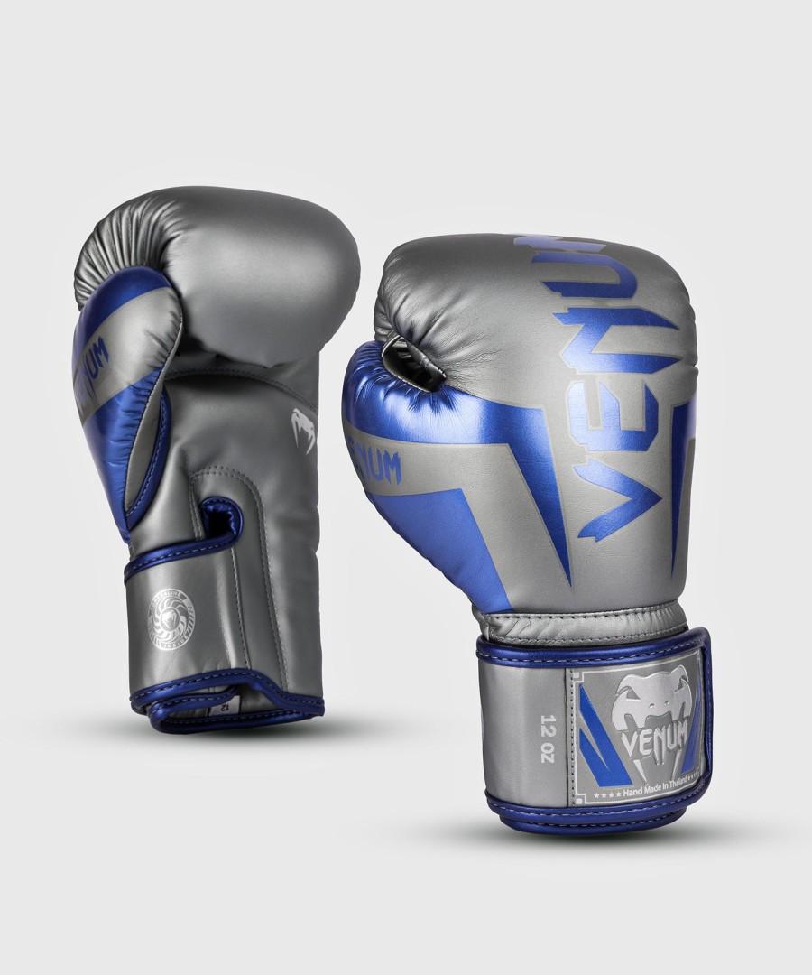 venum elite bokshandschoenen - grijs - speciale editie