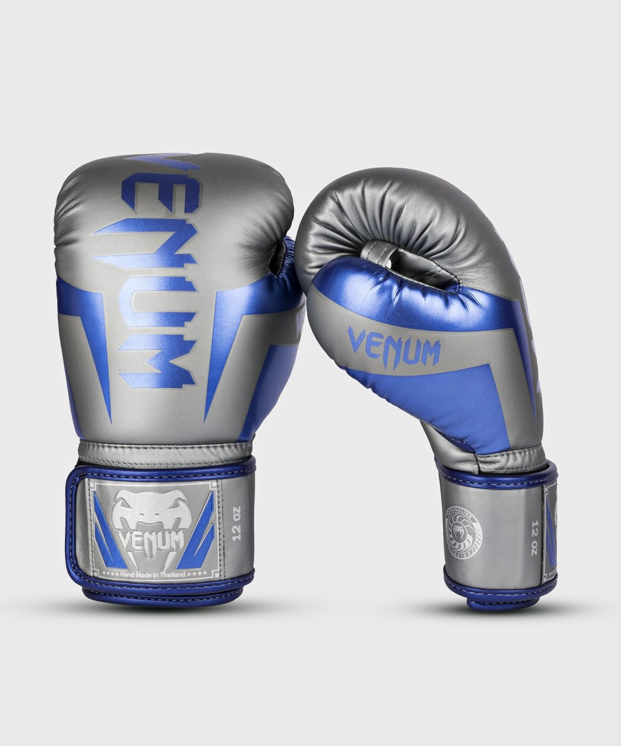 venum elite bokshandschoenen - grijs - speciale editie