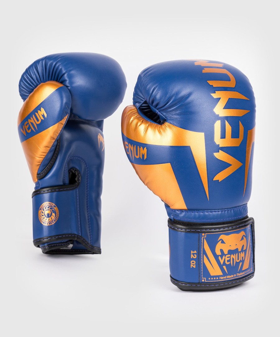 venum elite bokshandschoenen - koningsblauw - speciale editie