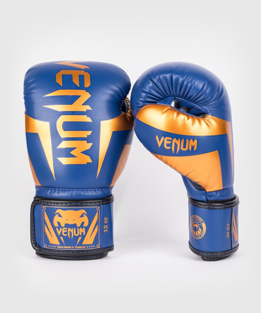 venum elite bokshandschoenen - koningsblauw - speciale editie