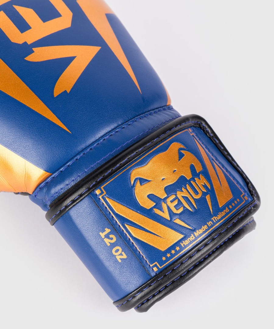 venum elite bokshandschoenen - koningsblauw - speciale editie
