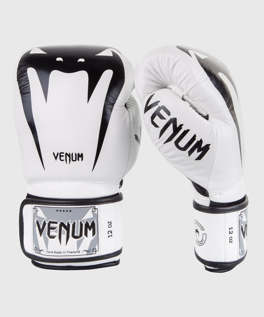 venum giant 3.0 bokshandschoenen - nappa leer - wit