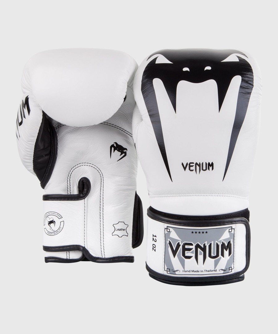 venum giant 3.0 bokshandschoenen - nappa leer - wit