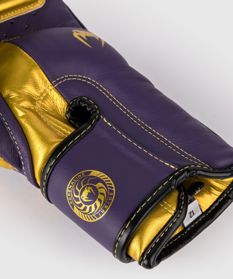 venum giant 3.0 bokshandschoenen - donkerpaarsgoud - speciale editie