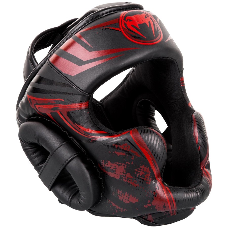 venum gladiator 3.0 hoofdbescherming - zwartrood