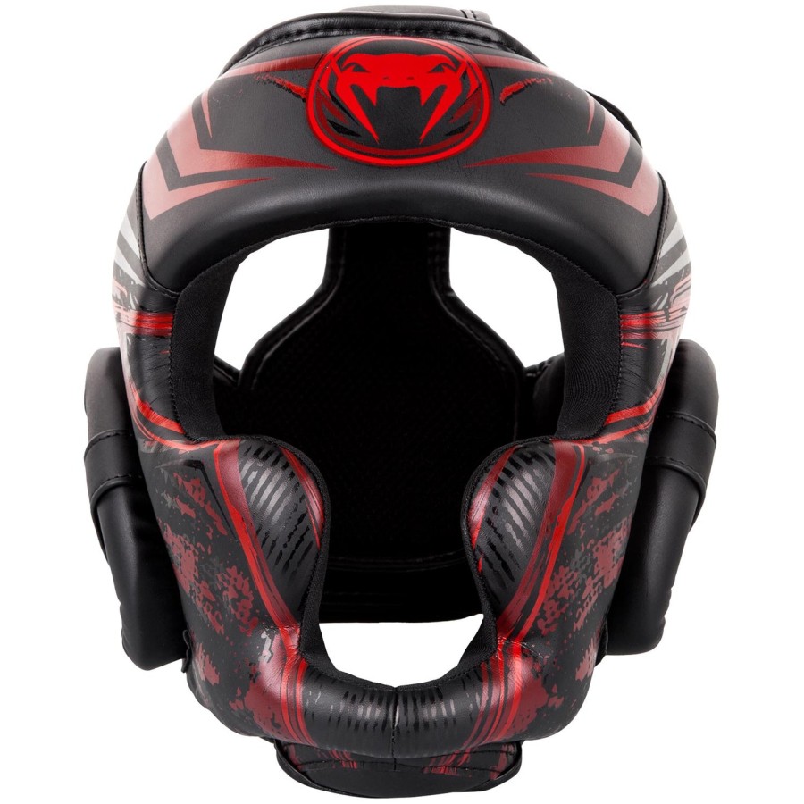 venum gladiator 3.0 hoofdbescherming - zwartrood