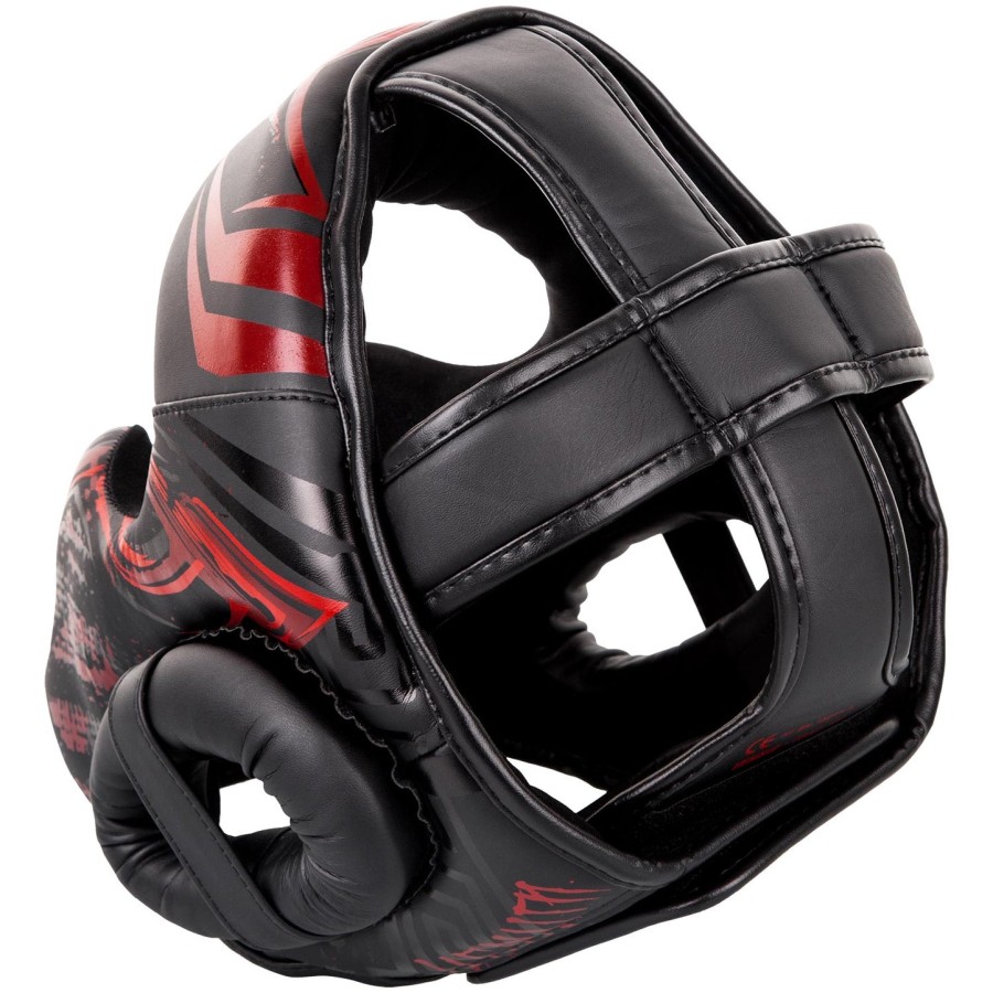 venum gladiator 3.0 hoofdbescherming - zwartrood