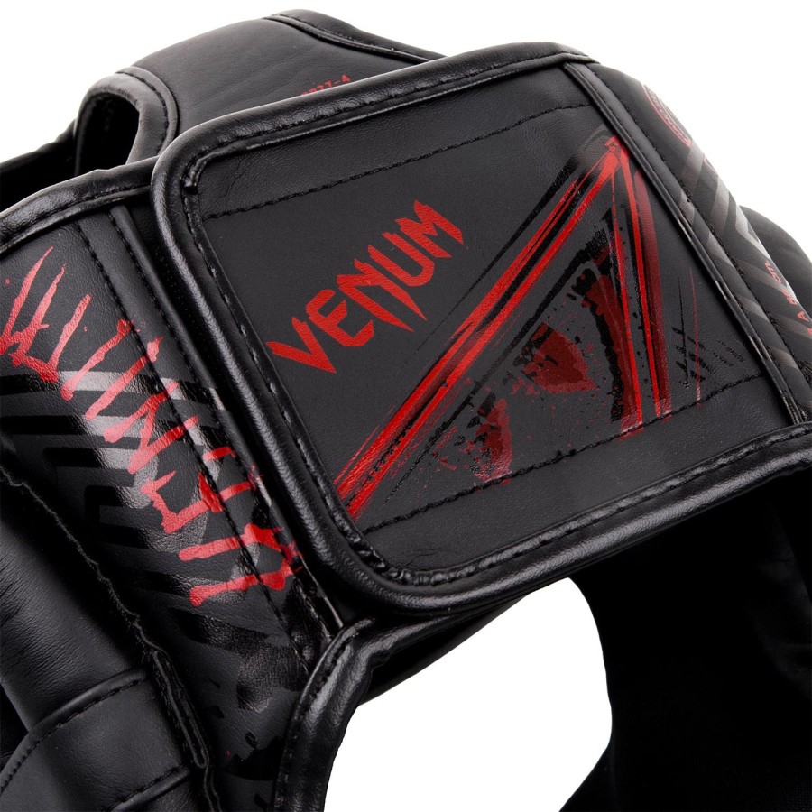 venum gladiator 3.0 hoofdbescherming - zwartrood