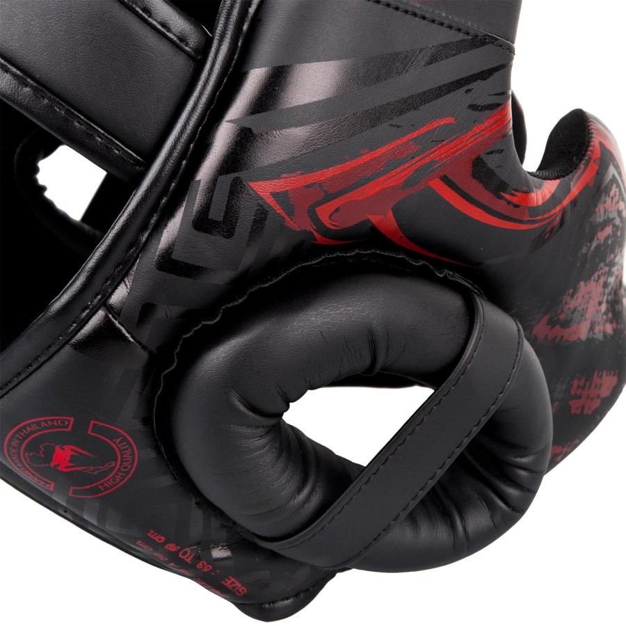 venum gladiator 3.0 hoofdbescherming - zwartrood