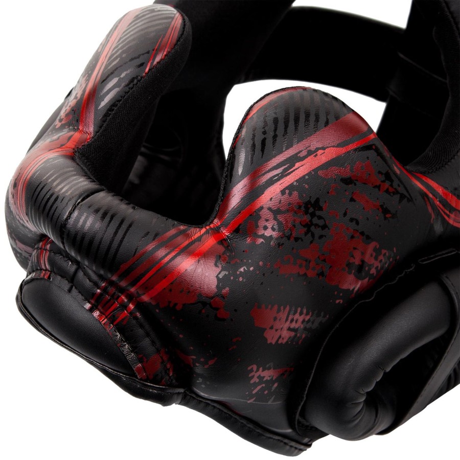 venum gladiator 3.0 hoofdbescherming - zwartrood