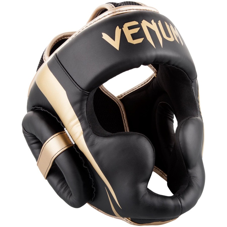 venum elite hoofdband - zwartgoud