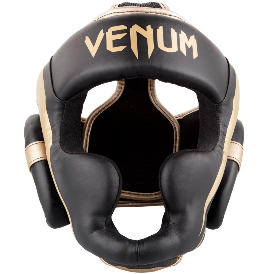 venum elite hoofdband - zwartgoud