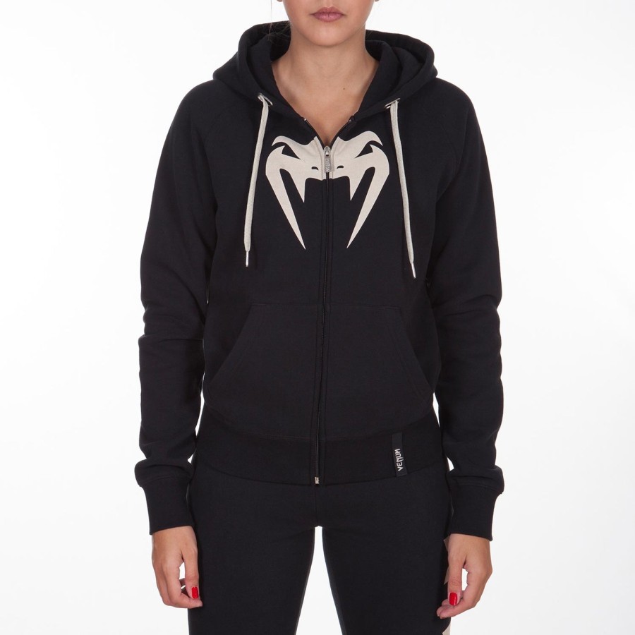 venum infinity hoodie met rits - zwartbeige