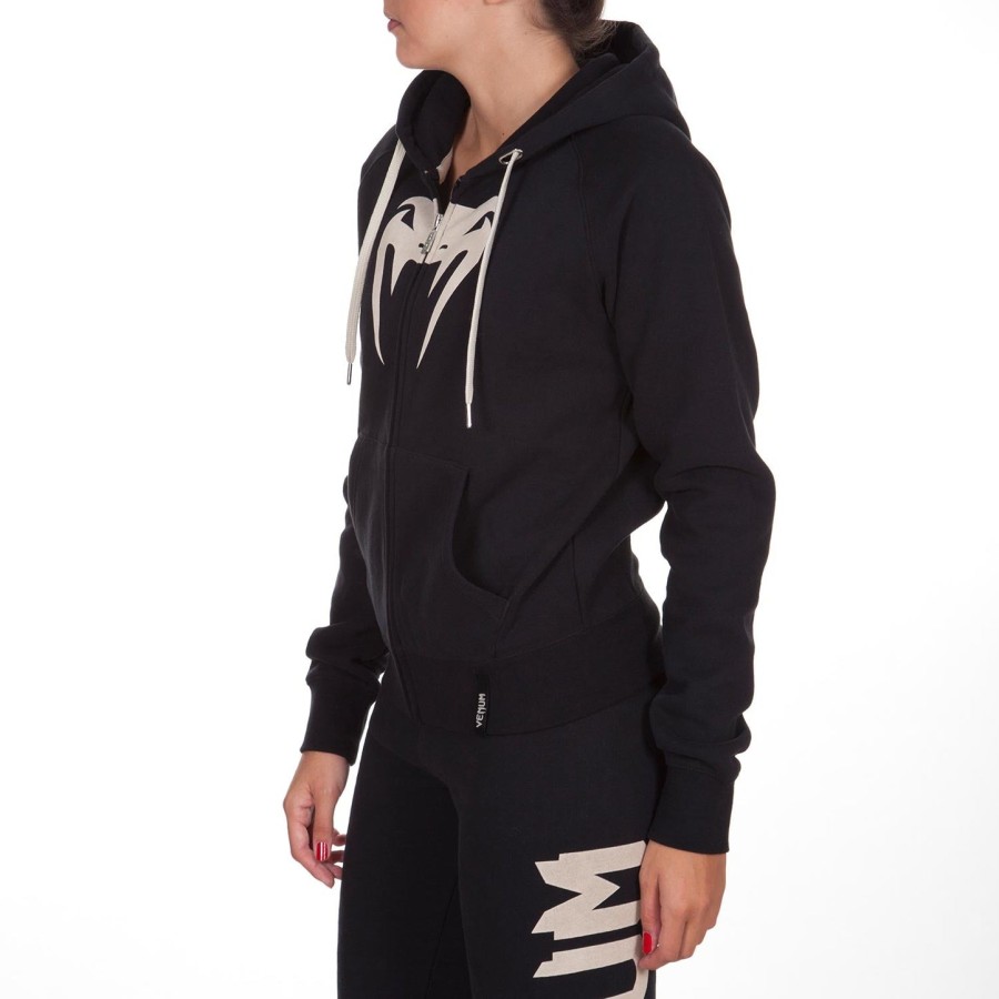 venum infinity hoodie met rits - zwartbeige