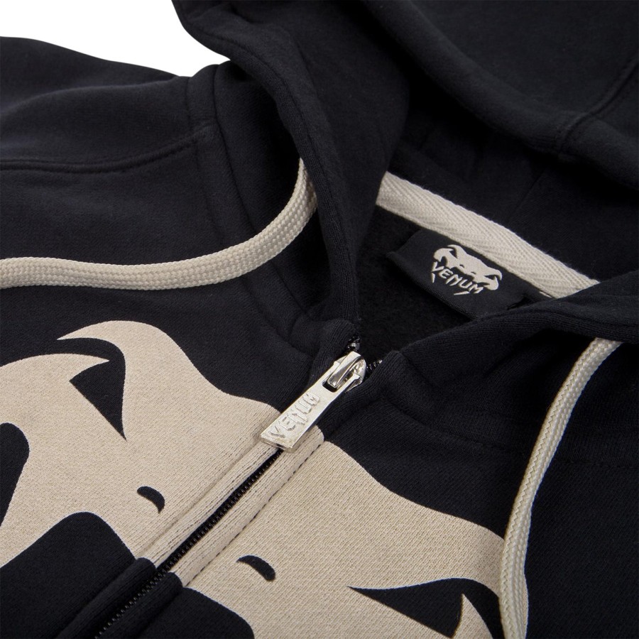 venum infinity hoodie met rits - zwartbeige