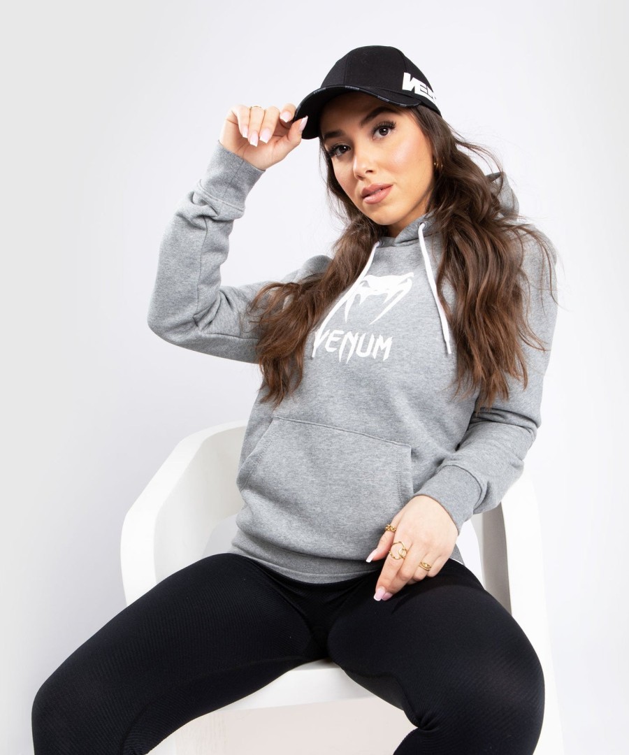 venum classic hoodie - voor dames - lichtgrijs gemêleerd