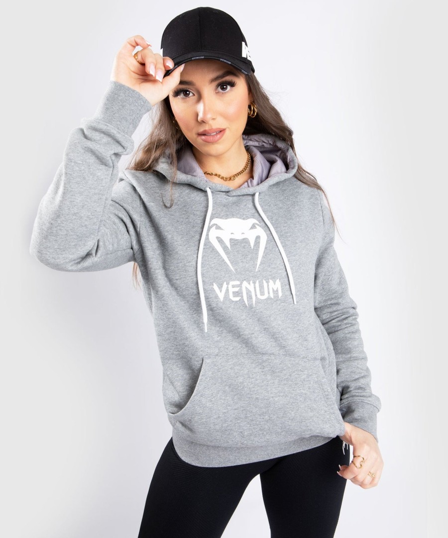 venum classic hoodie - voor dames - lichtgrijs gemêleerd