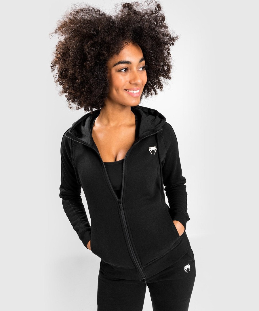 venum essential dameshoodie - zwart