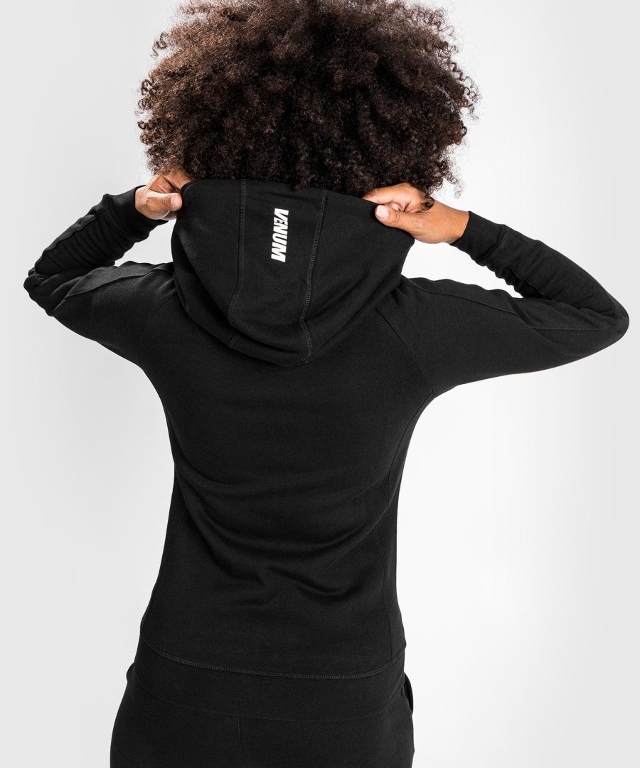 venum essential dameshoodie - zwart