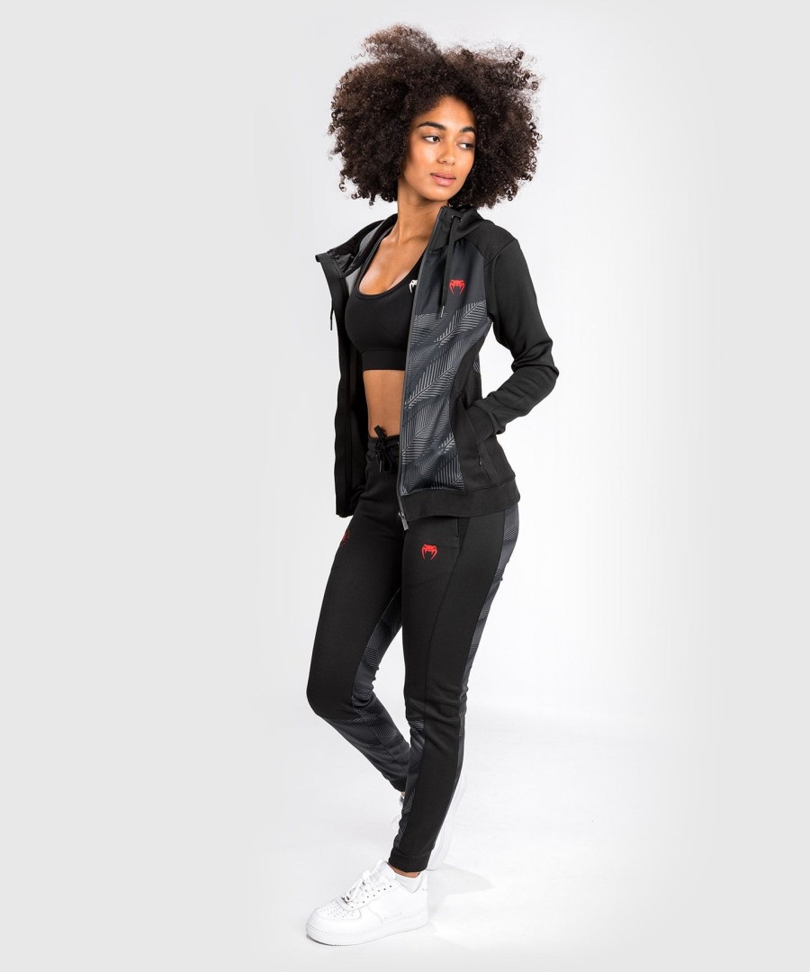 venum phantom hoody - voor dames - zwartrood