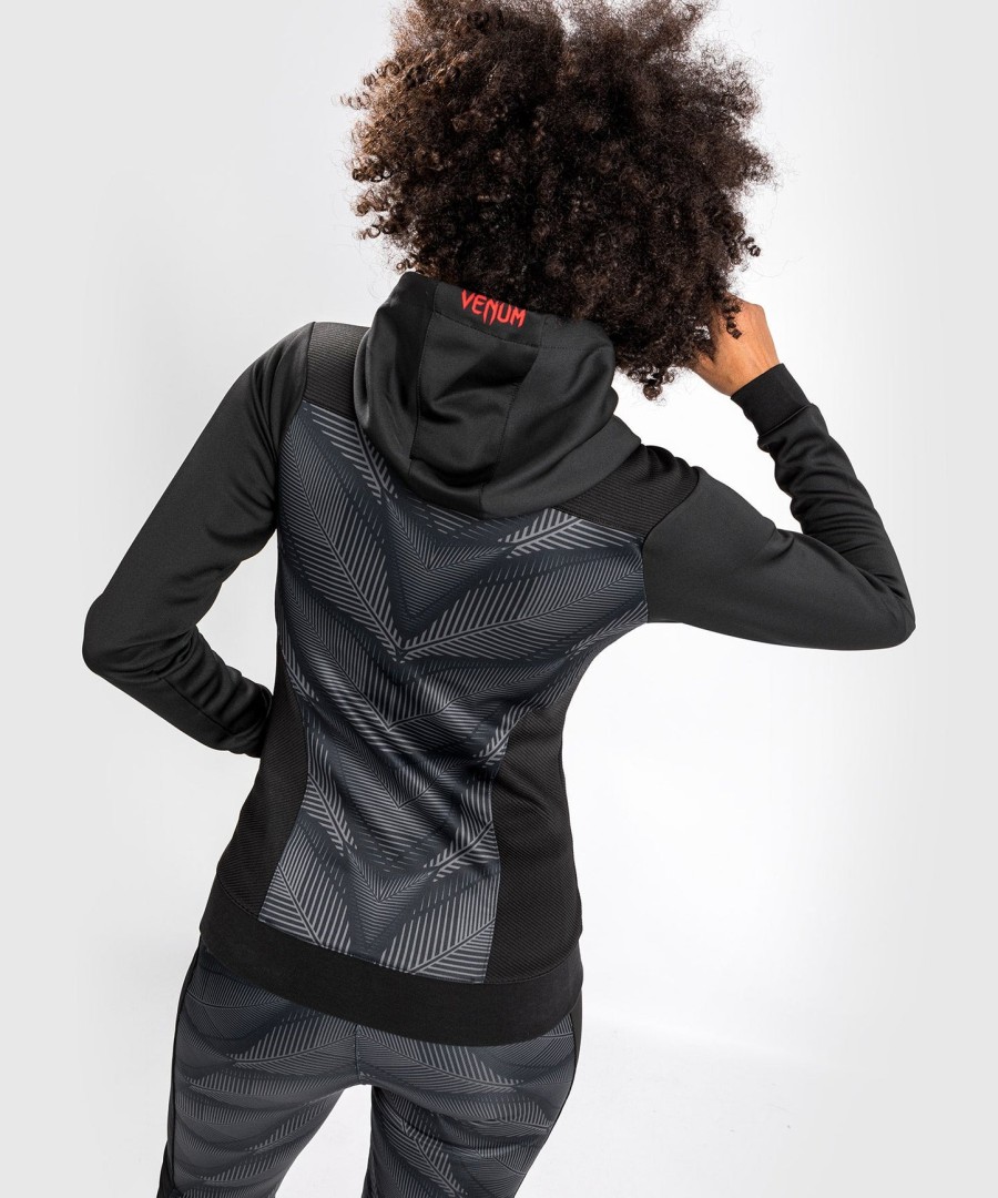 venum phantom hoody - voor dames - zwartrood