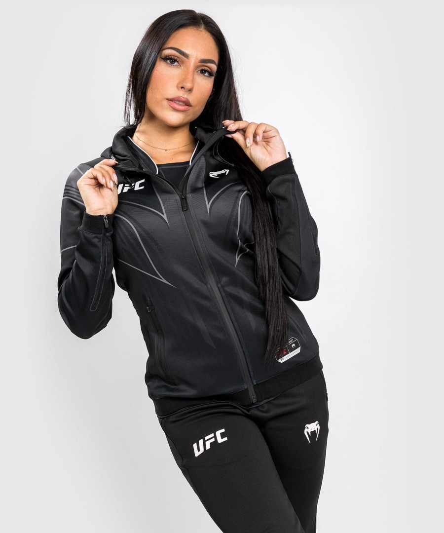 ufc venum authentic fight night 2.0 dames walkout hoodie - zwart