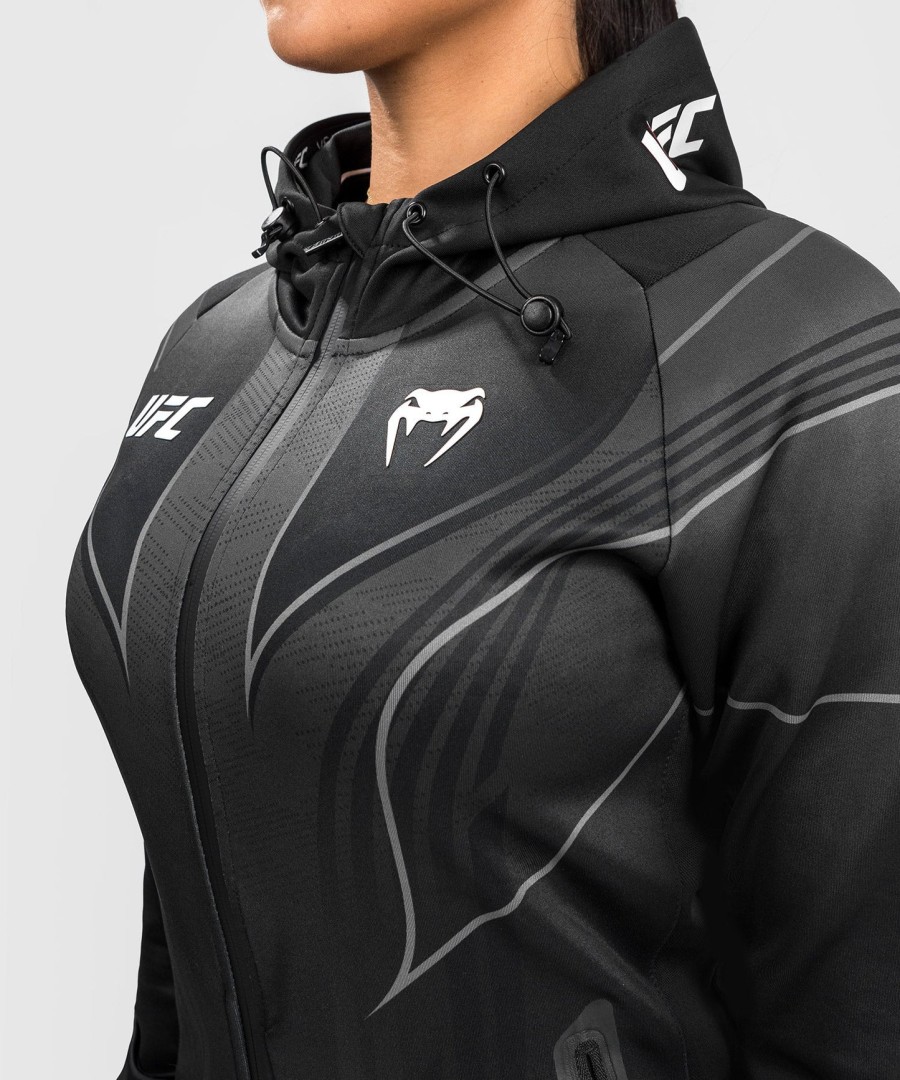 ufc venum authentic fight night 2.0 dames walkout hoodie - zwart
