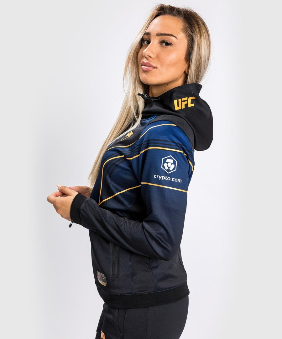 ufc authentic fight night 2.0 kit van venum women walkout hoodie - midnight edition - champion