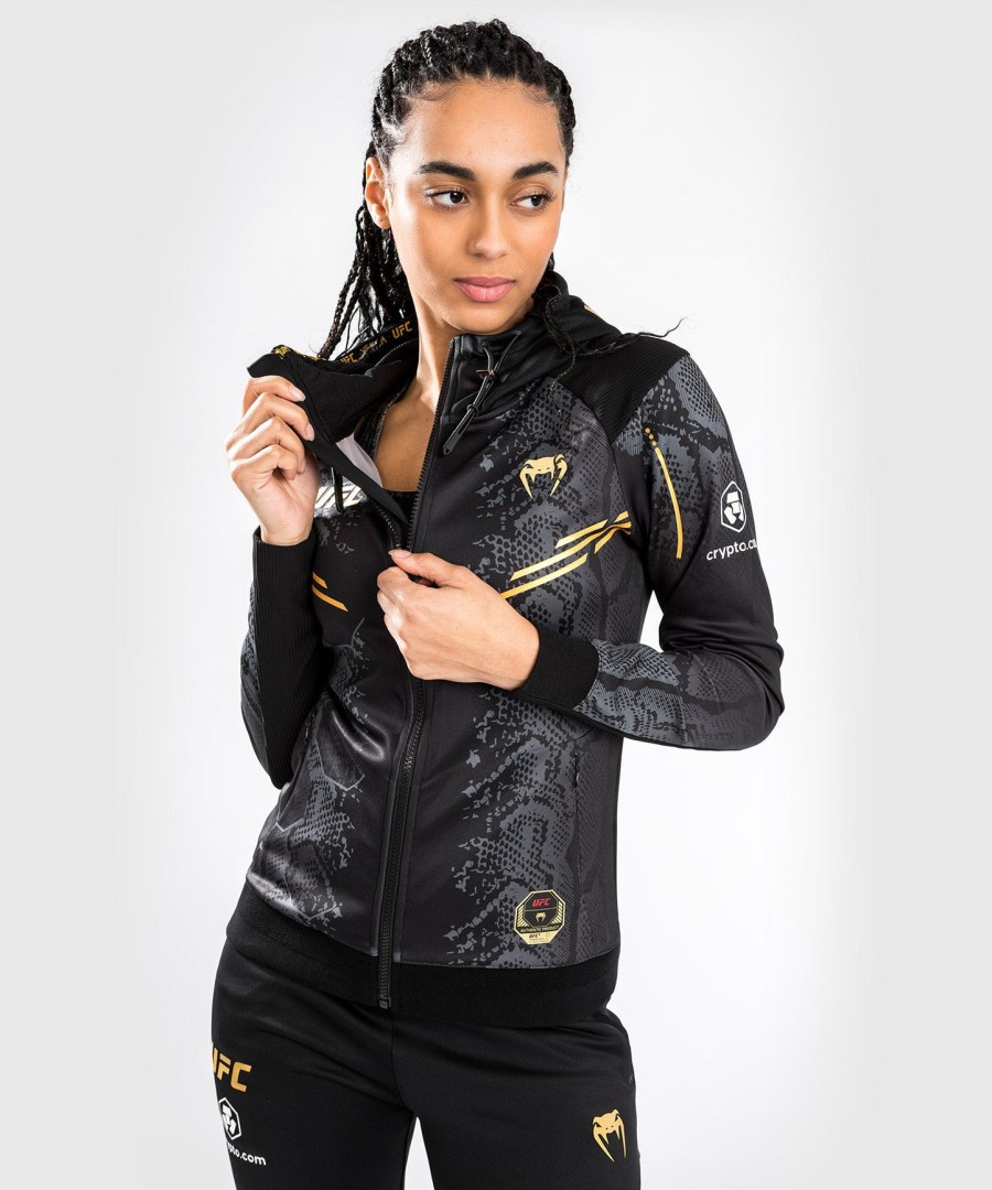 ufc adrenaline by venum authentic fight night women walkout hoodie - champion