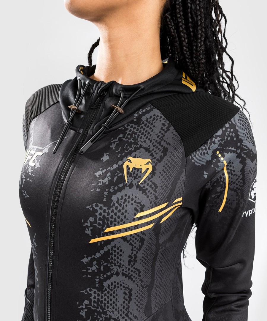 ufc adrenaline by venum authentic fight night women walkout hoodie - champion
