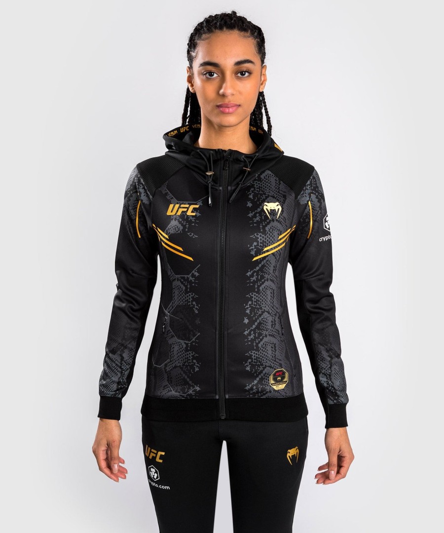 ufc adrenaline by venum authentic fight night women walkout hoodie - champion