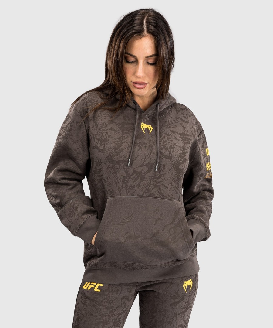 ufc fusion by venum fight week dames hoodie - aardbruin