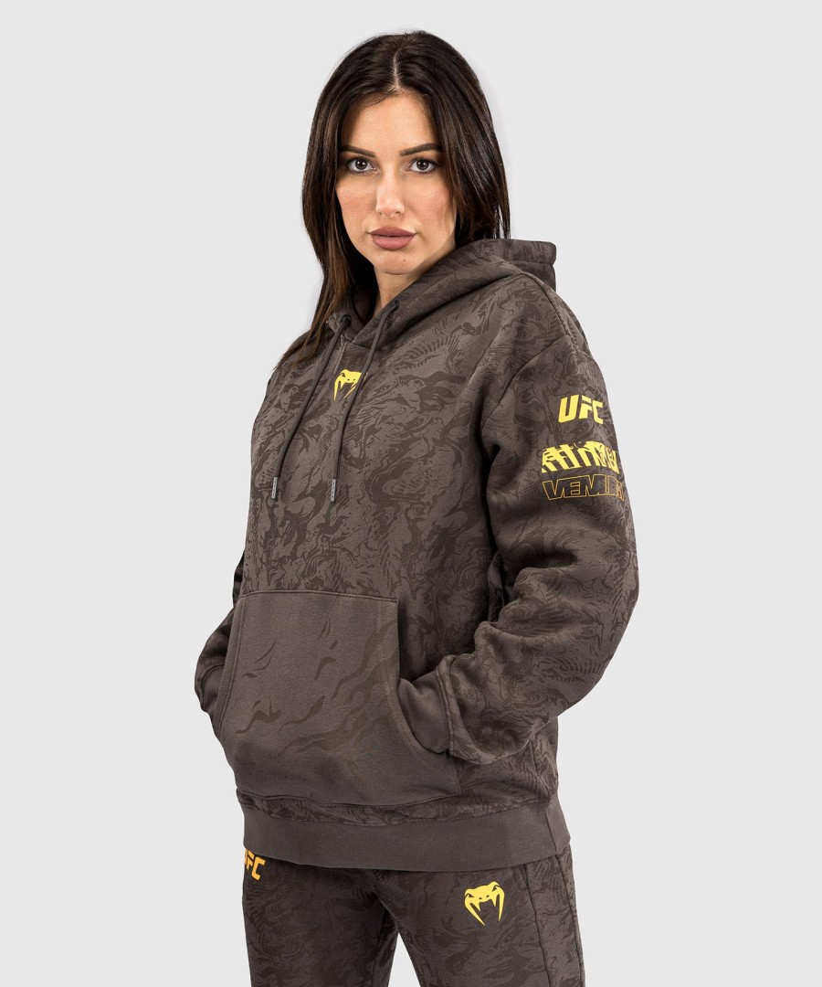 ufc fusion by venum fight week dames hoodie - aardbruin