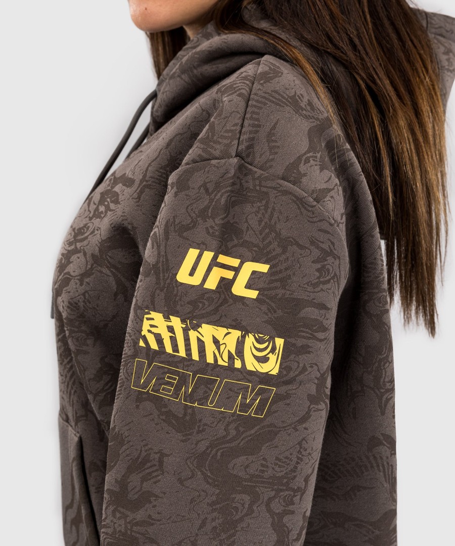 ufc fusion by venum fight week dames hoodie - aardbruin