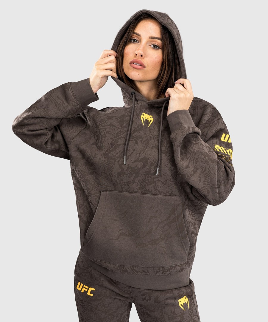 ufc fusion by venum fight week dames hoodie - aardbruin