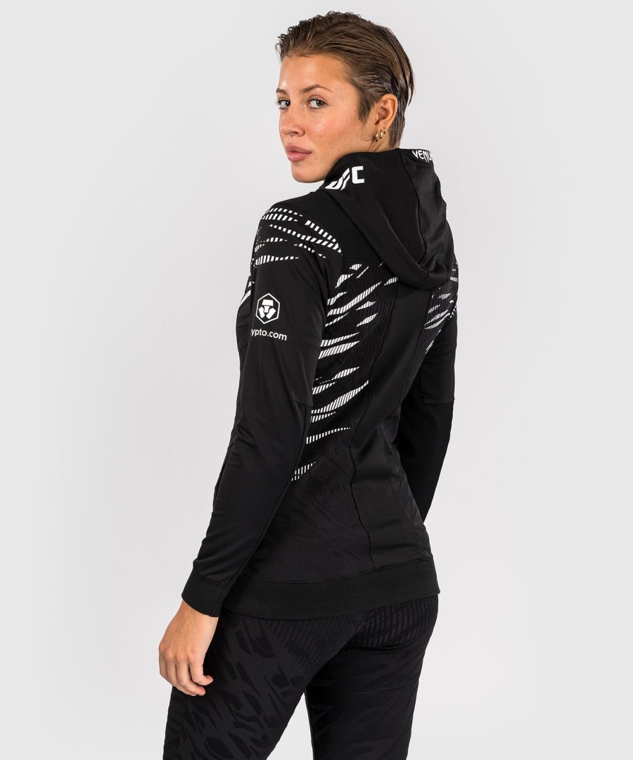 ufc fusion by venum authentic fight night women walkout hoodie - zwart
