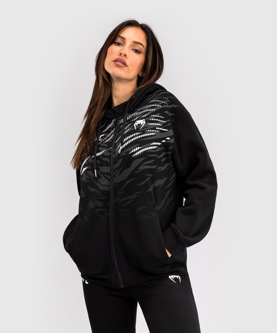 ufc fusion by venum dames replica hoodie met rits - zwart