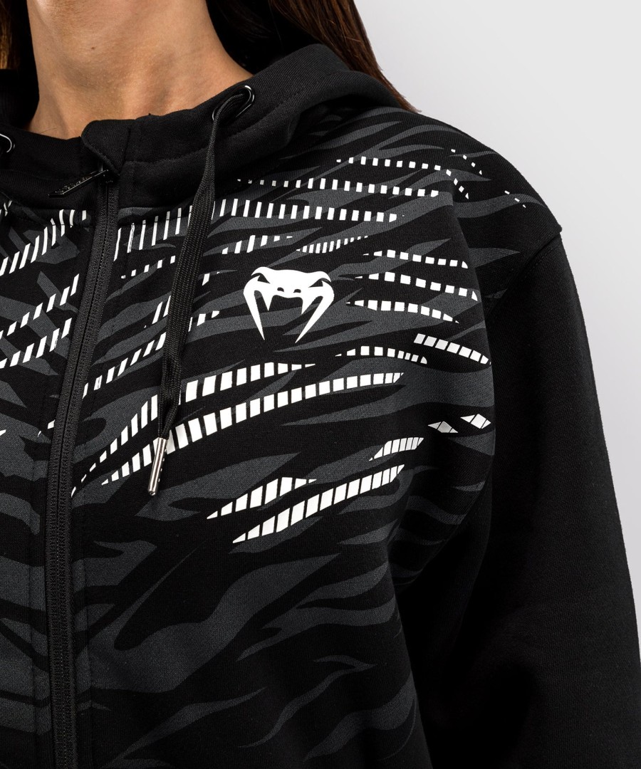 ufc fusion by venum dames replica hoodie met rits - zwart