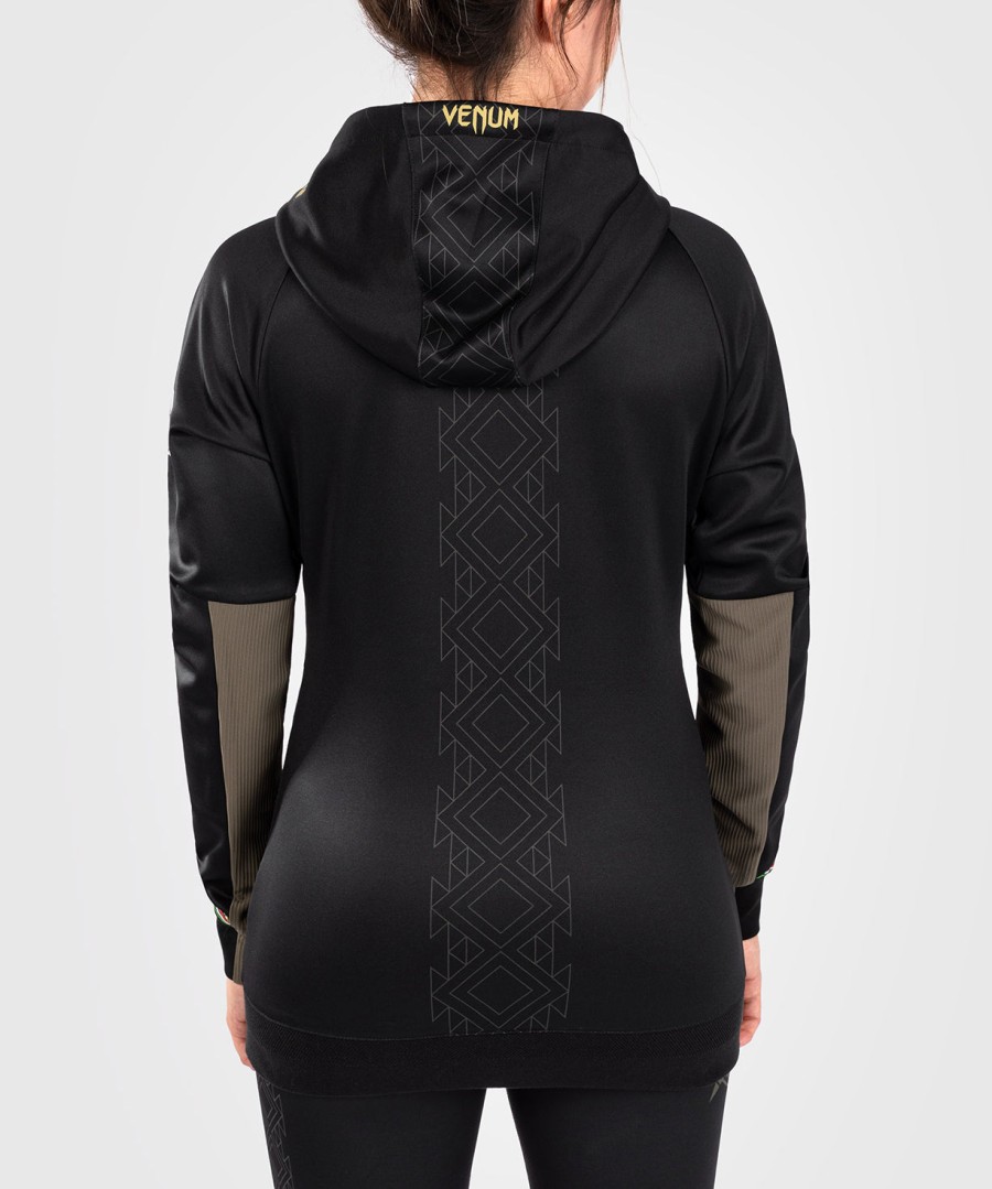 noche ufc by venum authentic fight night women walkout hoodie - zwart