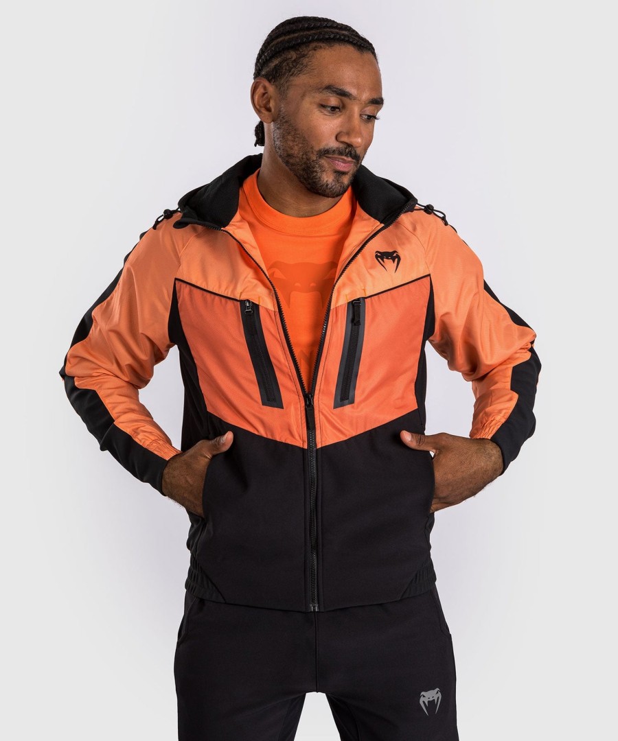 venum laser 3.0 trainingsjack - zwartoranje