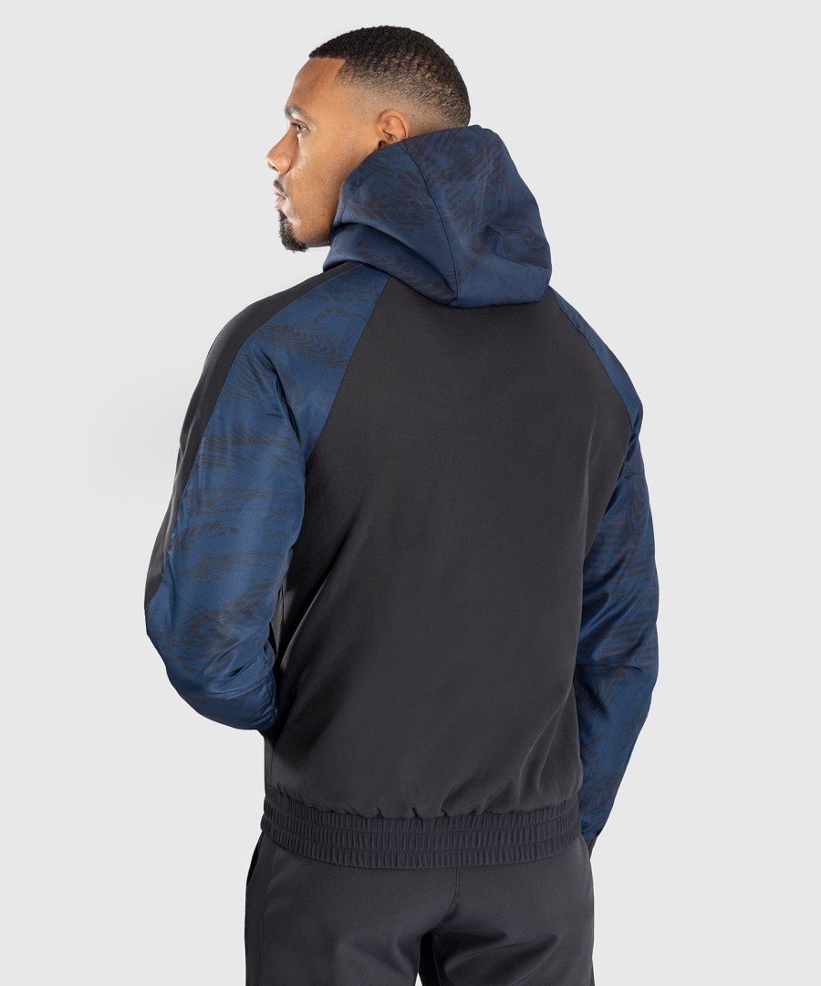 ufc fusion by venum fight week heren hoodie met rits - oceaanblauw