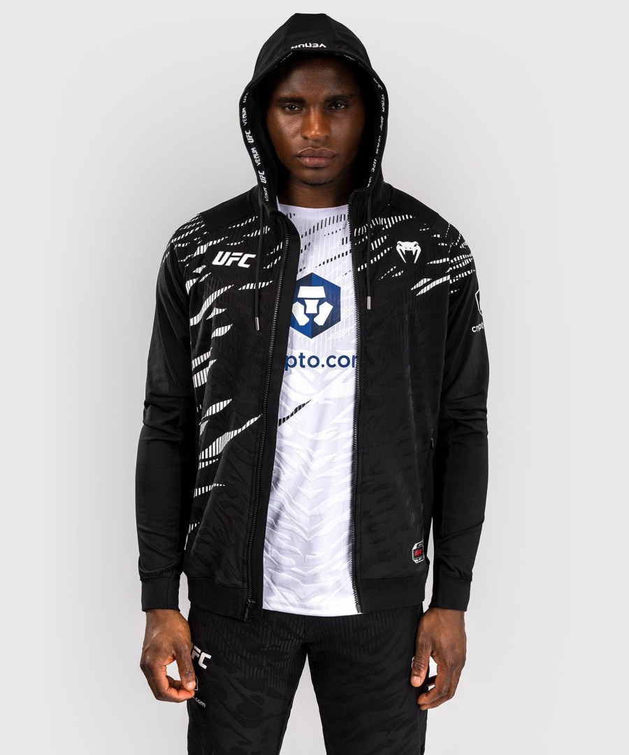 ufc fusion by venum authentic fight night men walkout hoodie - zwart