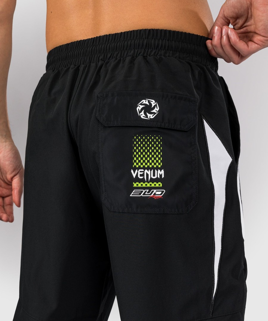 venum x bud racing herenjoggingbroek - zwartwitlimegroen