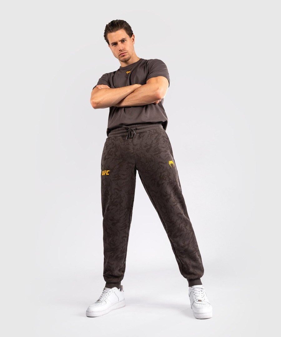 ufc fusion by venum fight week heren katoenen broek - aardbruin