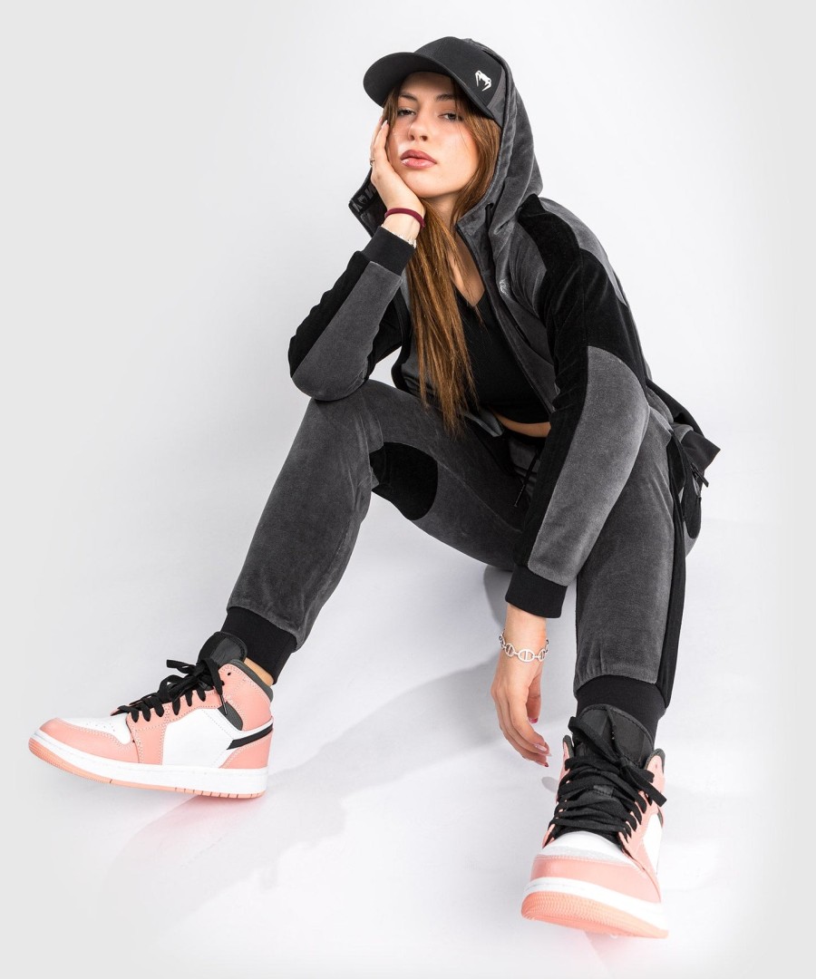 venum camoline 2.0 fluwelen joggingbroek - voor dames - grijszwart